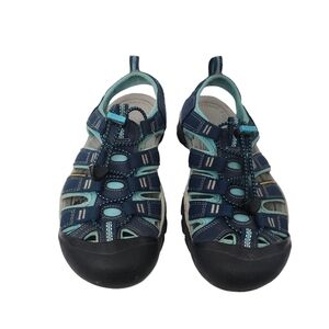 Keen Womens Newport H2 Comfort Outdoor Sandals Water Shoes Poseidon/Capri Size 7